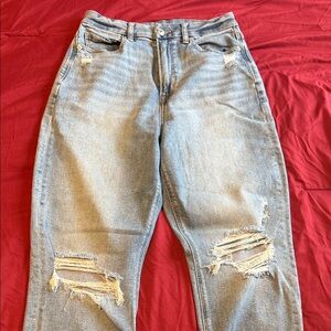American Eagle Outfitters Light Blue Distressed Jeans